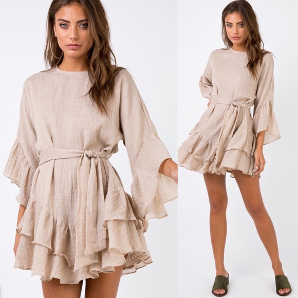 antique wish mini dress